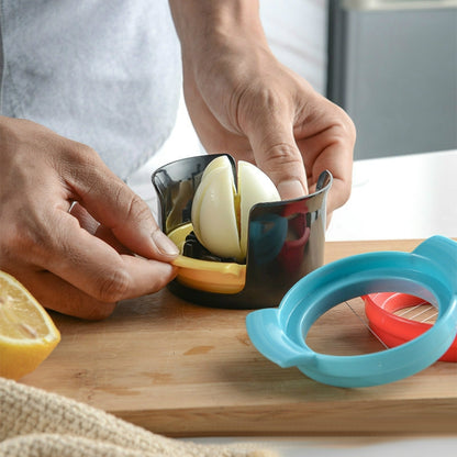 2 ชิ้น 3 in 1 เครื่องตัดไข่เครื่องมือห้องครัว, Egg Slicer 1
