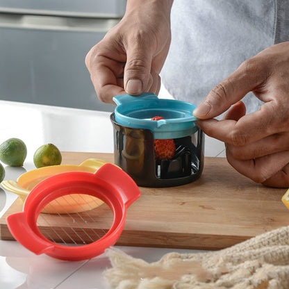 2 ชิ้น 3 in 1 เครื่องตัดไข่เครื่องมือห้องครัว, Egg Slicer 1
