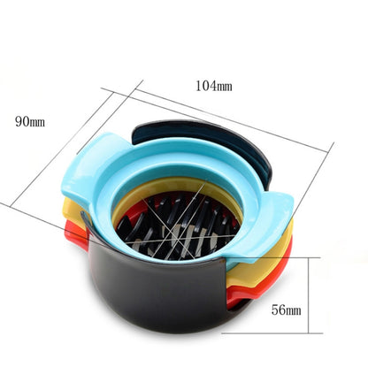 2 ชิ้น 3 in 1 เครื่องตัดไข่เครื่องมือห้องครัว, Egg Slicer 1