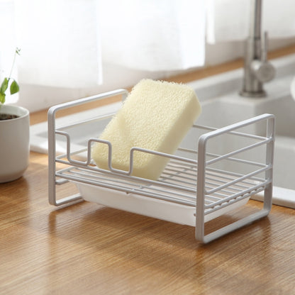 ห้องครัวเหล็กตะแกรงระบายน้ำลูกเหล็กสบู่ผ้าเช็ดจานชั้นเก็บ, Kitchen Drain Rack