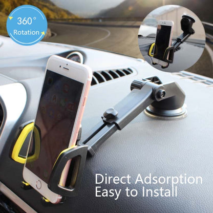 3 ชุดที่วางโทรศัพท์ในรถยนต์ Car Air Outlet ที่วางโทรศัพท์มือถือถ้วยดูดนำทางแผงหน้าปัดทั่วไป, 2 in 1, 3 in 1