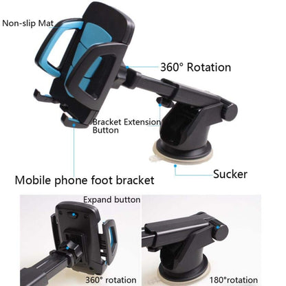 3 ชุดที่วางโทรศัพท์ในรถยนต์ Car Air Outlet ที่วางโทรศัพท์มือถือถ้วยดูดนำทางแผงหน้าปัดทั่วไป, 2 in 1, 3 in 1