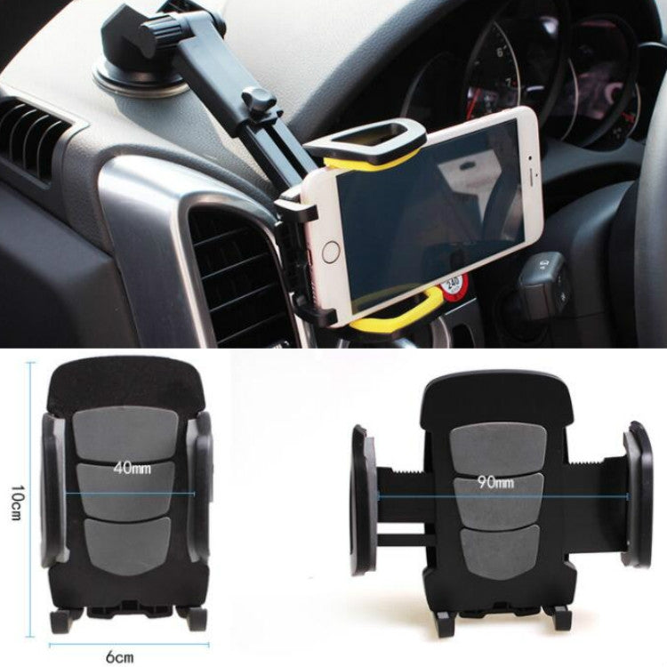 3 ชุดที่วางโทรศัพท์ในรถยนต์ Car Air Outlet ที่วางโทรศัพท์มือถือถ้วยดูดนำทางแผงหน้าปัดทั่วไป, 2 in 1, 3 in 1