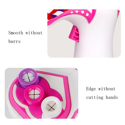 เด็กผมผูกของเล่นไฟฟ้าสามสาระผมเครื่องถักเปีย, Three-Strand Hair Braid Machine