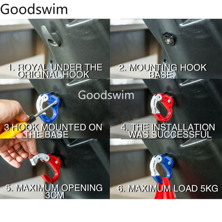 2 PCS อลูมิเนียมแขวนกระเป๋า Hook Claw สำหรับ Xiaomi Mijia M365 ไฟฟ้าสกู๊ตเตอร์รถจักรยานยนต์อุปกรณ์เสริม