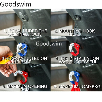 2 PCS อลูมิเนียมแขวนกระเป๋า Hook Claw สำหรับ Xiaomi Mijia M365 ไฟฟ้าสกู๊ตเตอร์รถจักรยานยนต์อุปกรณ์เสริม