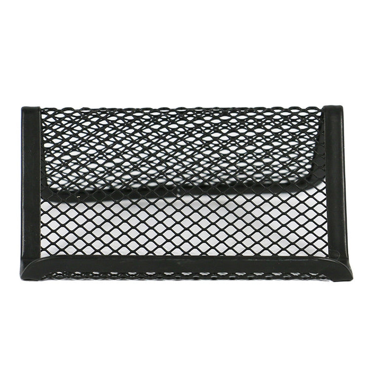 5 PCS Office สะดวกผู้ถือบัตรตาข่ายโลหะในทางปฏิบัติ, 5 PCS Mesh Card Holder