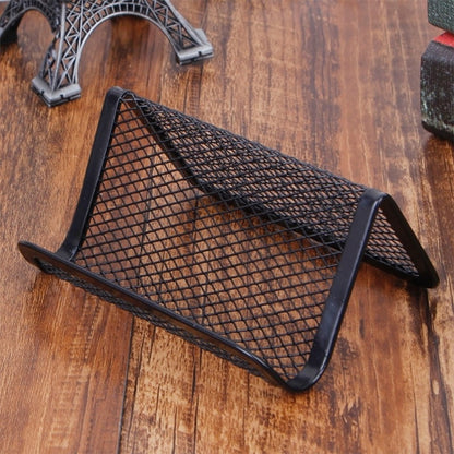 5 PCS Office สะดวกผู้ถือบัตรตาข่ายโลหะในทางปฏิบัติ, 5 PCS Mesh Card Holder