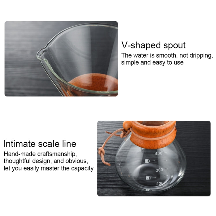 หม้อต้มกาแฟแก้วทนความร้อนสูง 400มล, Pot Without Strainer, Pot With Strainer