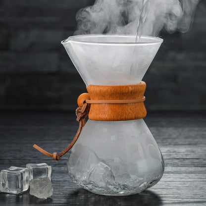 หม้อต้มกาแฟแก้วทนความร้อนสูง 400มล, Pot Without Strainer, Pot With Strainer