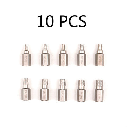 10 In 1 Bolt Extractor เครื่องมือกำจัดน็อตสกรูหัก, 10 In 1 Bolt Extractor