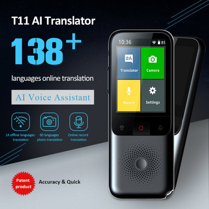 T11 เครื่องแปลเสียงอัจฉริยะ การแปลภาษาปัญญาประดิษฐ์ WIFI