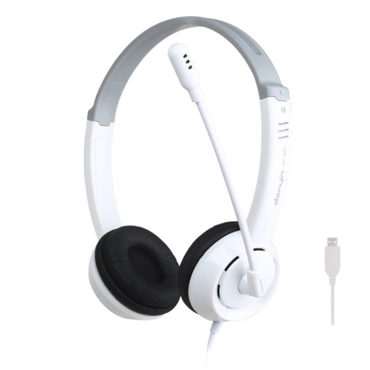 DANYIN DT326 คอมพิวเตอร์ตั้งโต๊ะแบบติดศีรษะเด็กสายการเรียนรู้พร้อมไมโครโฟน, ความยาวสายเคเบิล: 1.8 ม., DT326 3.5mm Two-hole White, DT326 3.5mm Two-hole Black, DT326 Single Hole Four-level White, DT326 Single Hole Four-level Black, DT326 Star Flag White ...