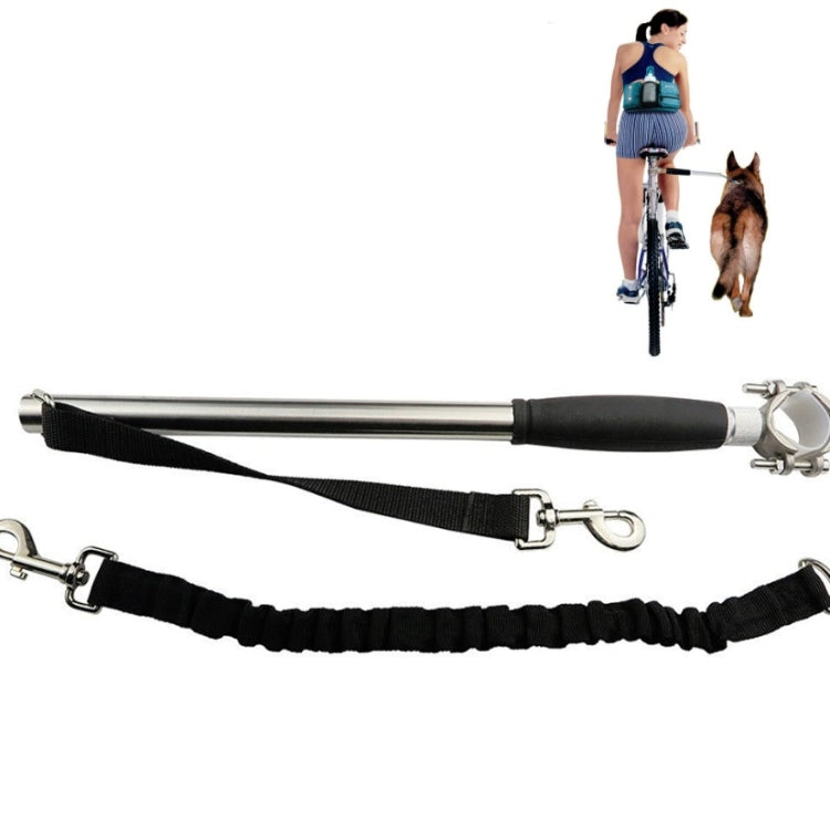 สายจูงเชือกดึงสัตว์เลี้ยงสำหรับจักรยานพร้อมสปริงแบบยืดหดได้, Bicycle Pet Traction Rope