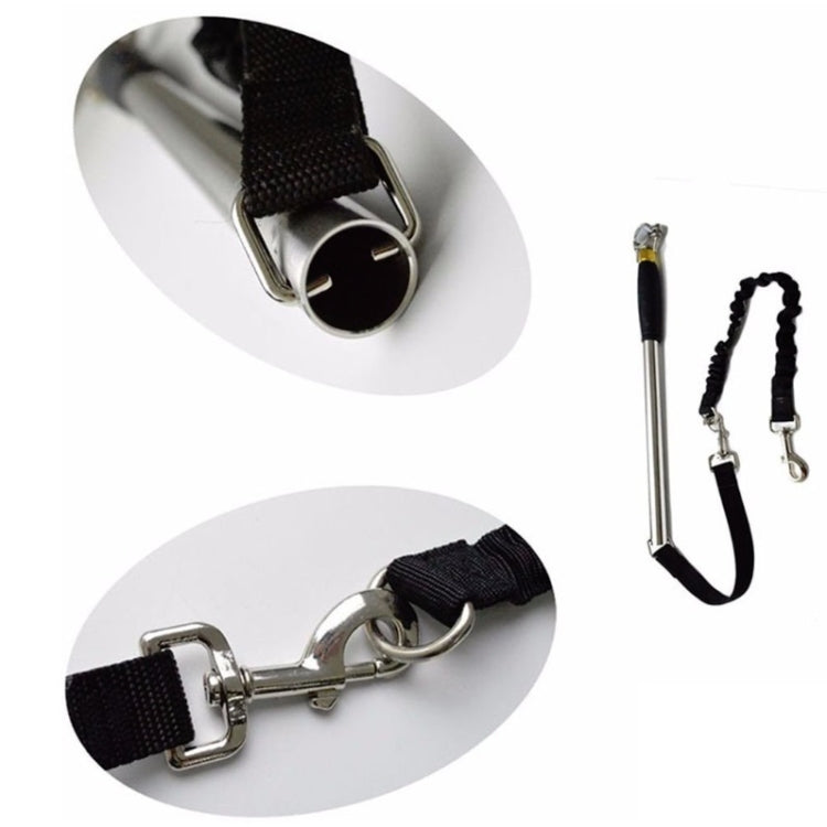 สายจูงเชือกดึงสัตว์เลี้ยงสำหรับจักรยานพร้อมสปริงแบบยืดหดได้, Bicycle Pet Traction Rope