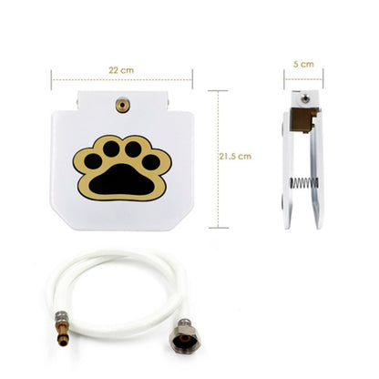Pet Smart Fountain น้ำพุดื่มอัตโนมัติ, Plastic Steel White Paint US Plug, Plastic Steel White Paint UK Plug