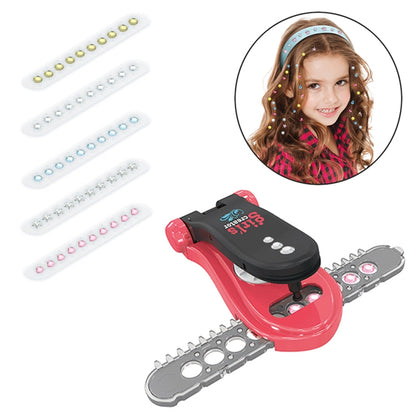 เด็กผู้หญิงแกล้งเล่นของเล่นสติ๊กเกอร์เพชรชิ้นเครื่องตอกตะปู, Nailing Machine