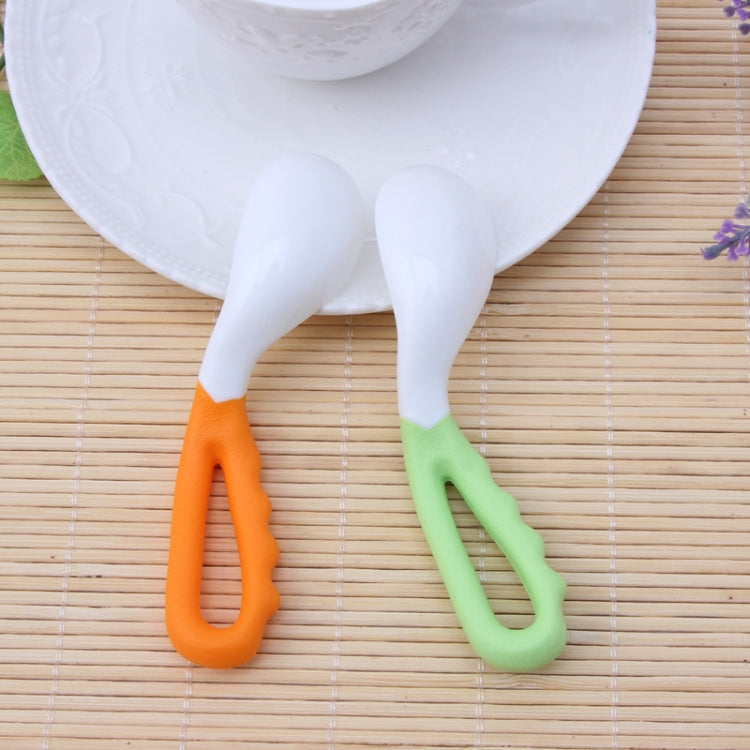 2 PCS เด็กช้อนโค้งกินช้อนเด็ก Pacifier ช้อนป้อนอาหาร Solid อุปกรณ์ช้อนโค้งชุดอาหารเด็ก, Curved Spoon