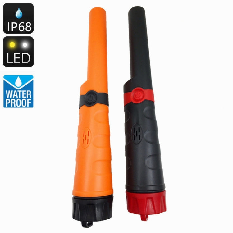 MD970 เครื่องตรวจจับโลหะความไวสูงแบบกันน้ำแบบก้านปรับความไวได้, Positioning Rod (Black), Positioning Rod (Orange)