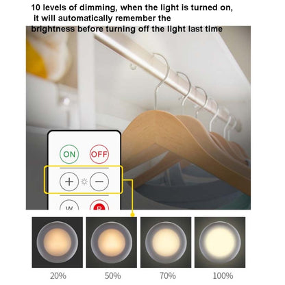 6 ชิ้น/เซ็ต 16 สี RGB LED Night Light Strobe บรรยากาศ Pat Light รีโมทคอนโทรลตู้ไฟ 2 รีโมทคอนโทรล