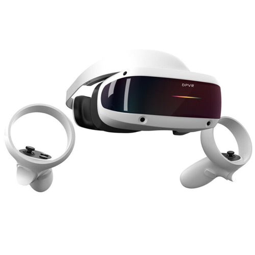 DPVR E4 PCVR หมวกกันน็อคสำหรับเล่นเกม 4K หัวจอแสดงผลแว่นตา VR, DPVR E4 VR Glasses