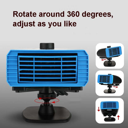 เครื่องทำความร้อนมัลติฟังก์ชั่นสำหรับรถยนต์ 360 องศาหมุนเครื่องทำความร้อนรถยนต์, 12V Base Model, 24V Base Model, 12V Clip Model, 24V Clip Model, 12V Sucker Model, 24V Sucker Model