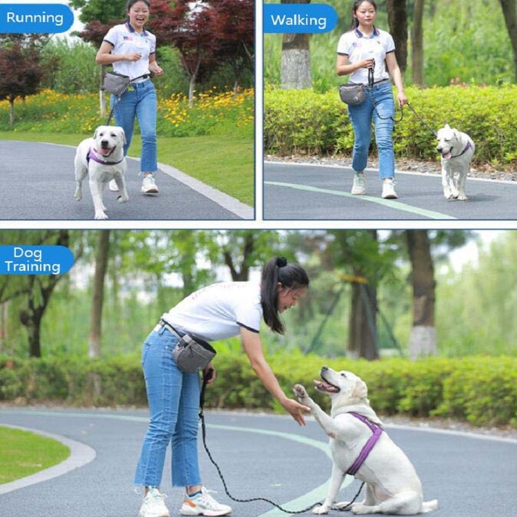 MOVEPEAK กระเป๋าใส่ขนมสำหรับสัตว์เลี้ยงสายจูงสัตว์เลี้ยงฝึกเอวกระเป๋าออกนอกบ้านถุงขนมสำหรับสุนัข
