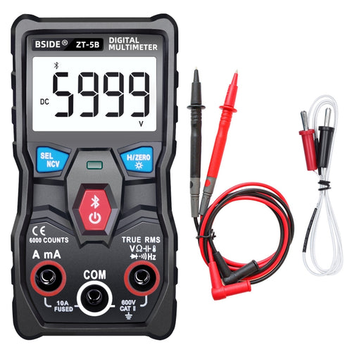 BSIDE ZT-5B สมาร์ทบลูทูธ 6000 คำมัลติมิเตอร์แบบดิจิตอลช่วงอัตโนมัติ, ZT-5B