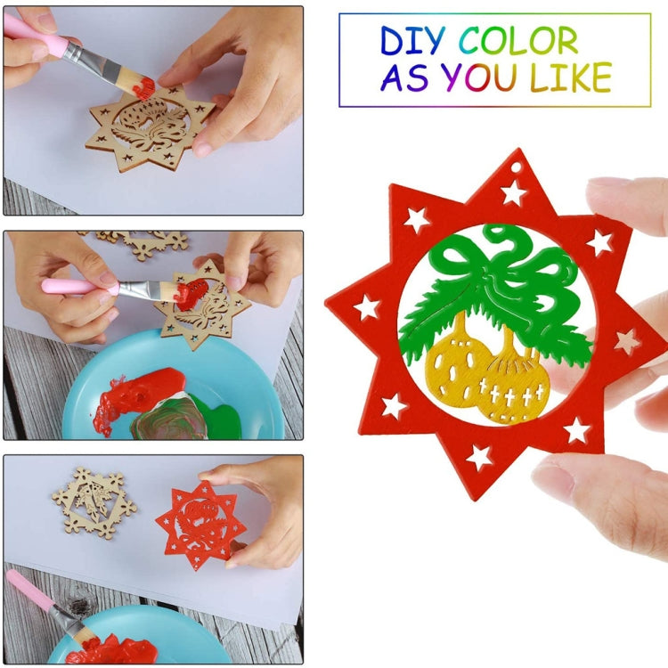 คริสต์มาสสร้างสรรค์ DIY ตกแต่งชุดของขวัญทำด้วยมือไม้ชิปจี้, JM02027, JM02028, JM02029, JM02030, JM02031, JM02032, JM02033, JM02034, JM02035, JM02036, JM02037, JM02038, JM02039, JM02040, JM02041