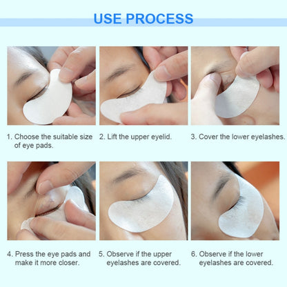 กระดาษแพทช์ขนตาภายใต้แผ่นรองตา Lash Eyelash EXTENSION กระดาษแพทช์เคล็ดลับ Eye สติกเกอร์ Wraps Make Up Tools