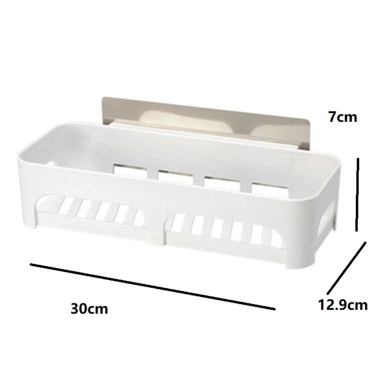 ชั้นเก็บถ้วยดูดอันทรงพลัง ชั้นเก็บอุปกรณ์อาบน้ำในห้องน้ำ, Toiletries Storage Rack