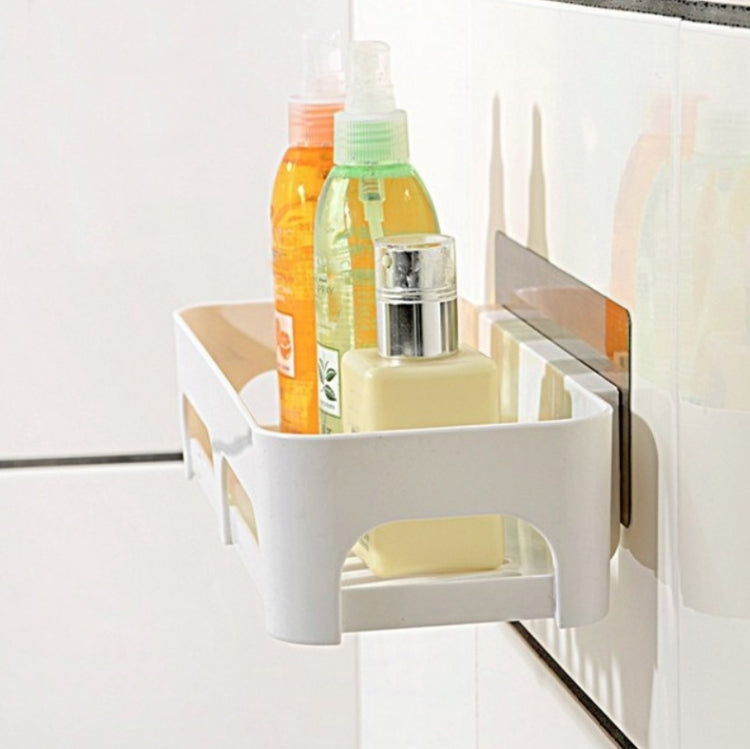 ชั้นเก็บถ้วยดูดอันทรงพลัง ชั้นเก็บอุปกรณ์อาบน้ำในห้องน้ำ, Toiletries Storage Rack