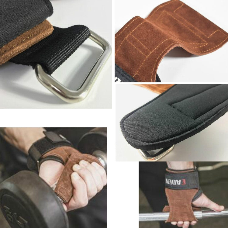 EADEN ถุงมือบูสเตอร์แบบดึงแถบแนวนอนเข็มขัดช่วยข้อมือกันลื่น Fitness Bracer, S, M