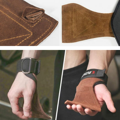 EADEN ถุงมือบูสเตอร์แบบดึงแถบแนวนอนเข็มขัดช่วยข้อมือกันลื่น Fitness Bracer, S, M
