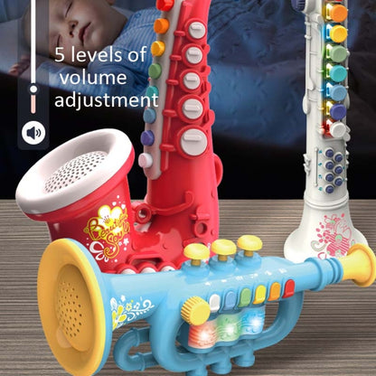 เด็กการศึกษาปฐมวัยเล่นปริศนาจำลองเครื่องดนตรี, 6806 Trumpet-Red, 6806 Trumpet-Blue, 6807 Clarinet-Red, 6807 Clarinet-White, 6805 Saxophone-Red, 6805 Saxophone-Green
