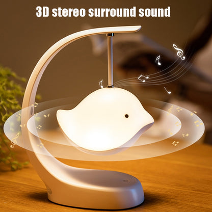 นกลำโพงไฟกลางคืนห้องนอนโคมไฟตั้งโต๊ะเพลงข้างเตียง, Basic, Bluetooth