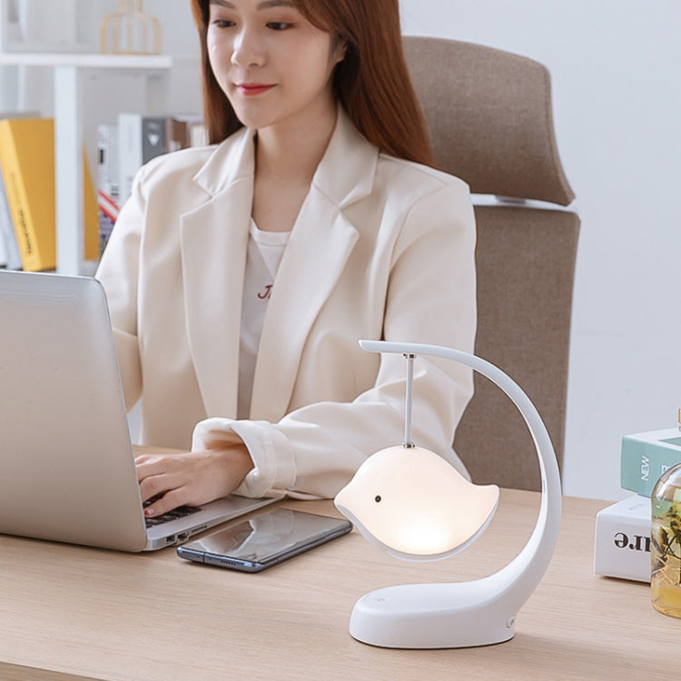 นกลำโพงไฟกลางคืนห้องนอนโคมไฟตั้งโต๊ะเพลงข้างเตียง, Basic, Bluetooth