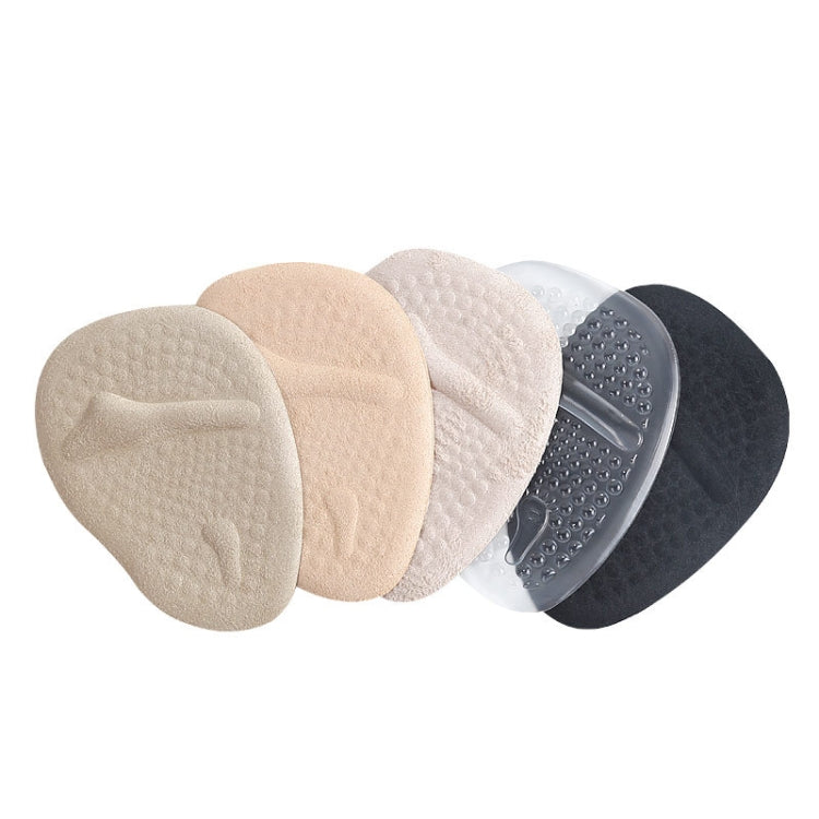 5 คู่ดูดซับเหงื่อระบายอากาศลื่น Forefoot Pad รองเท้าส้นสูงแผ่นป้องกันอาการปวดจัดส่งสีสุ่ม, Free Size