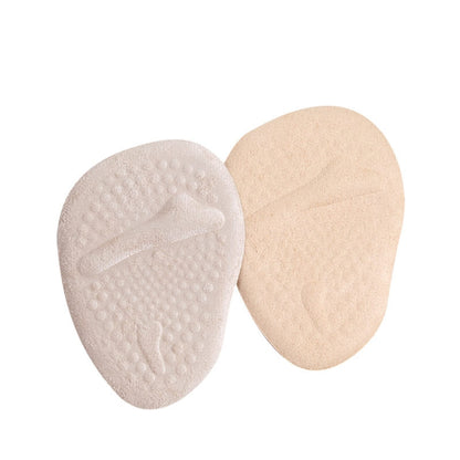 5 คู่ดูดซับเหงื่อระบายอากาศลื่น Forefoot Pad รองเท้าส้นสูงแผ่นป้องกันอาการปวดจัดส่งสีสุ่ม, Free Size
