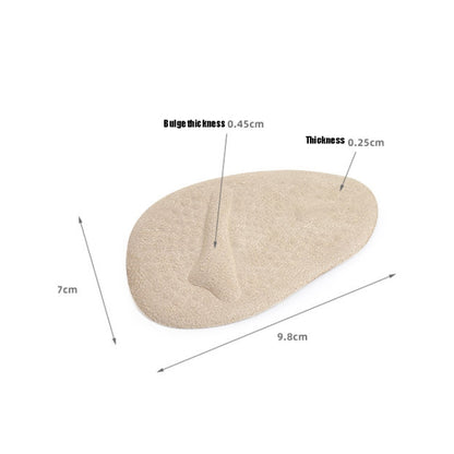 5 คู่ดูดซับเหงื่อระบายอากาศลื่น Forefoot Pad รองเท้าส้นสูงแผ่นป้องกันอาการปวดจัดส่งสีสุ่ม, Free Size