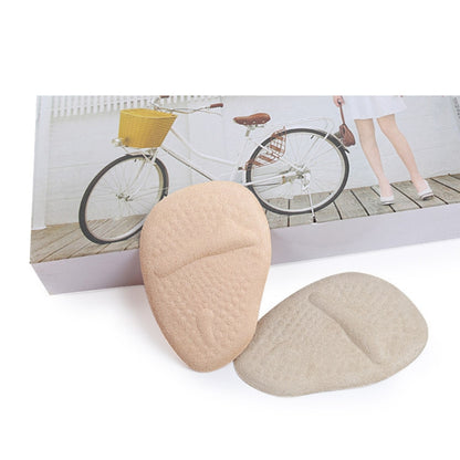 5 คู่ดูดซับเหงื่อระบายอากาศลื่น Forefoot Pad รองเท้าส้นสูงแผ่นป้องกันอาการปวดจัดส่งสีสุ่ม, Free Size