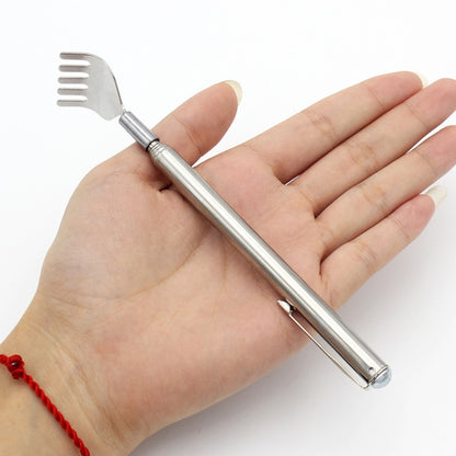 2 PCS ยืดกลับ Scratcher สแตนเลส Telescopic Anti Itch Claw เครื่องนวด Extender