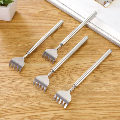 2 PCS ยืดกลับ Scratcher สแตนเลส Telescopic Anti Itch Claw เครื่องนวด Extender
