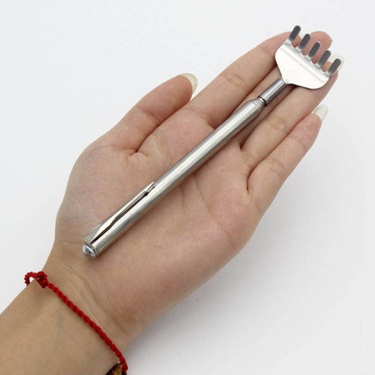2 PCS ยืดกลับ Scratcher สแตนเลส Telescopic Anti Itch Claw เครื่องนวด Extender