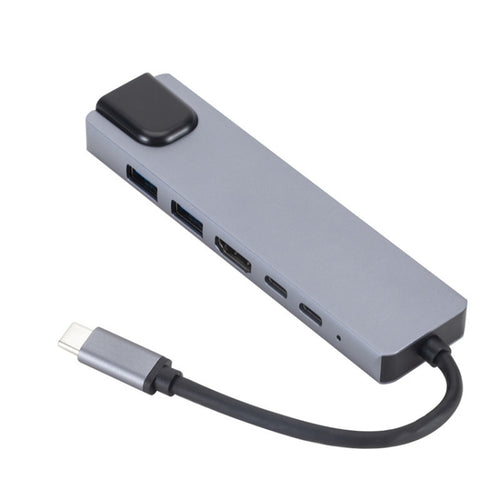 6 in 1 USB3.1 Type-C ถึง HDMI + RJ45 Docking Station สำหรับ Nintendo Type-C Docking Station, 6 in 1