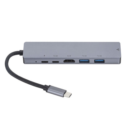 6 in 1 USB3.1 Type-C ถึง HDMI + RJ45 Docking Station สำหรับ Nintendo Type-C Docking Station, 6 in 1