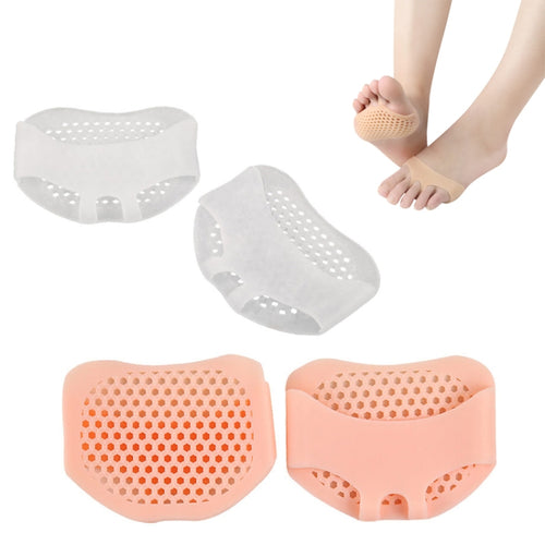 รองเท้าส้นสูง 10 คู่แขนรังผึ้งระบายอากาศ Anti-Pain Forefoot Pad การจัดส่งสีแบบสุ่ม