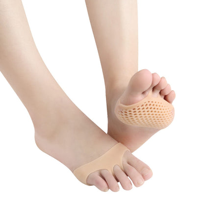 รองเท้าส้นสูง 10 คู่แขนรังผึ้งระบายอากาศ Anti-Pain Forefoot Pad การจัดส่งสีแบบสุ่ม