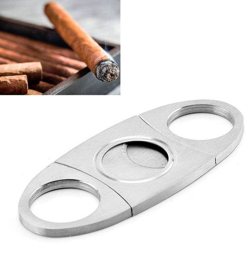 กรรไกรซิการ์สแตนเลสอุปกรณ์สูบบุหรี่เครื่องมือตัดกรรไกรซิการ์โลหะ, Cigar Scissors