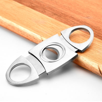 กรรไกรซิการ์สแตนเลสอุปกรณ์สูบบุหรี่เครื่องมือตัดกรรไกรซิการ์โลหะ, Cigar Scissors